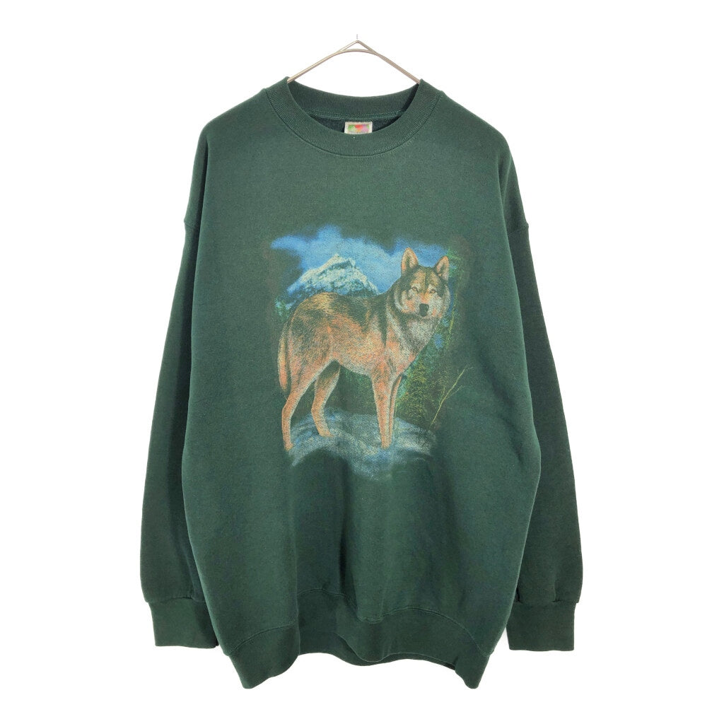 90s FRUIT OF THE LOOM Animal Sweat