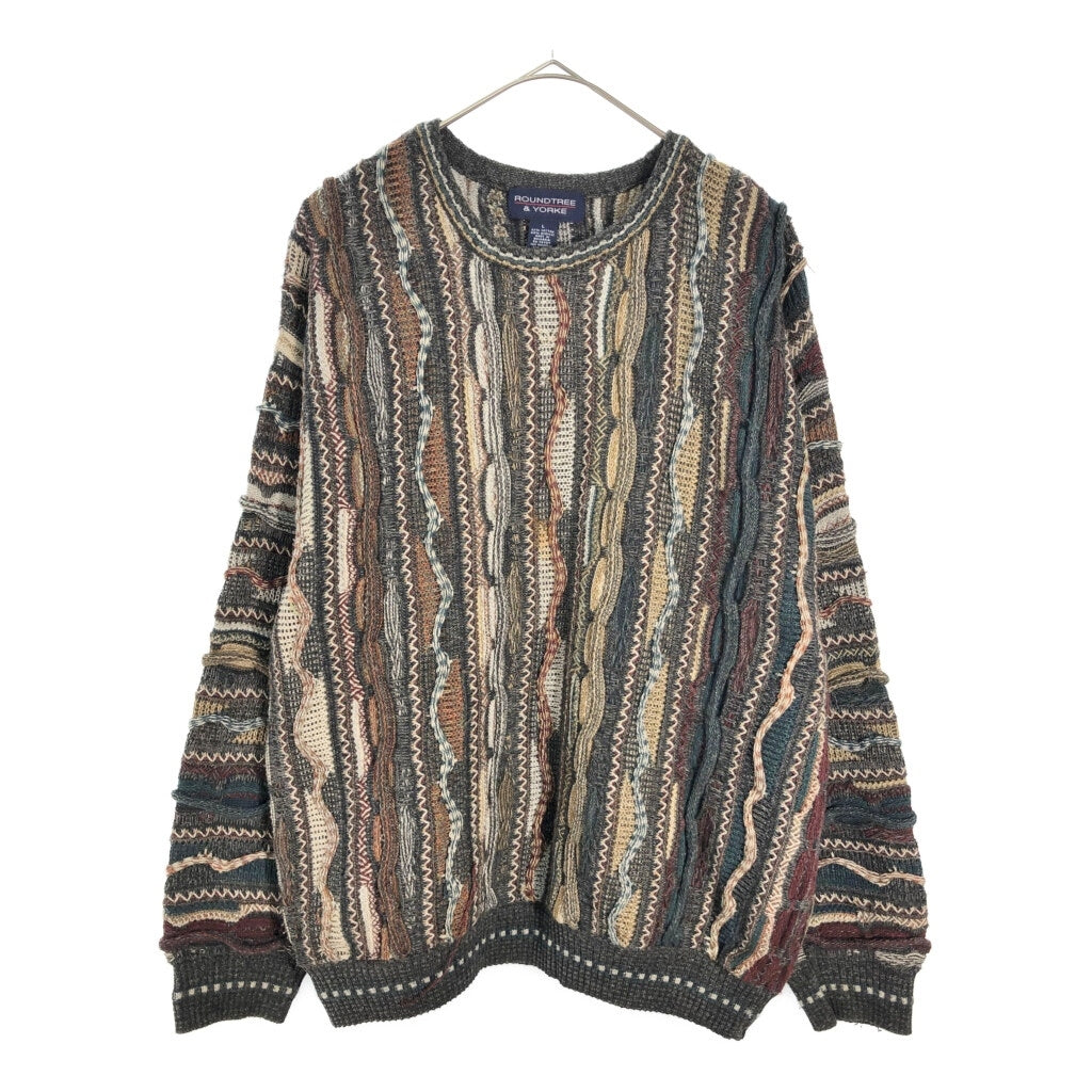 ROUNDTREE & YORKE 3D Knit Sweater