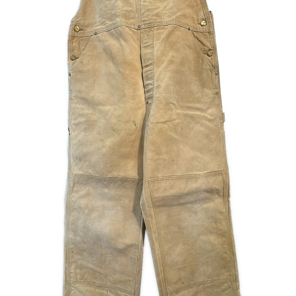 90s Carhartt Duck Double Knee Bib Overall Duck Overall