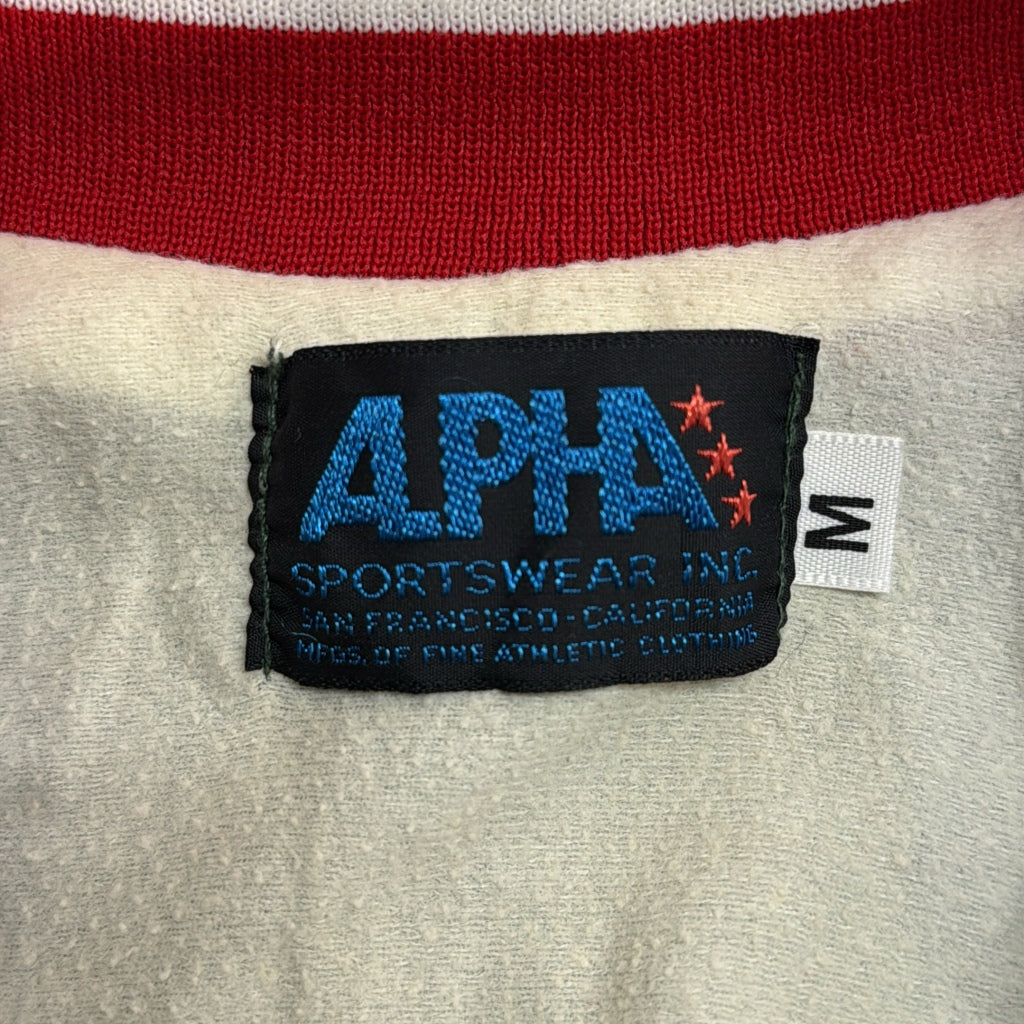 80s ALPHA SPORTSWEAR Nylon Jacket