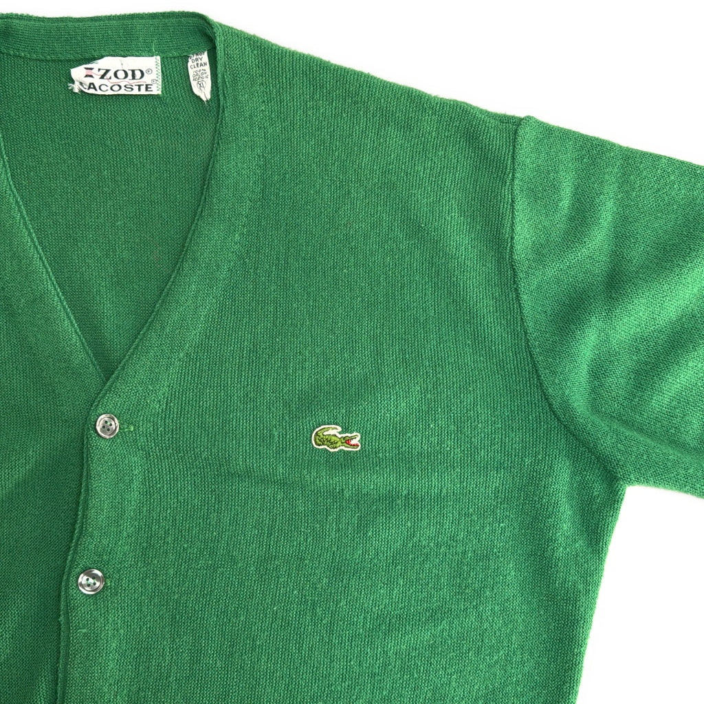 70s IZOD LACOSTE Plain Cardigan