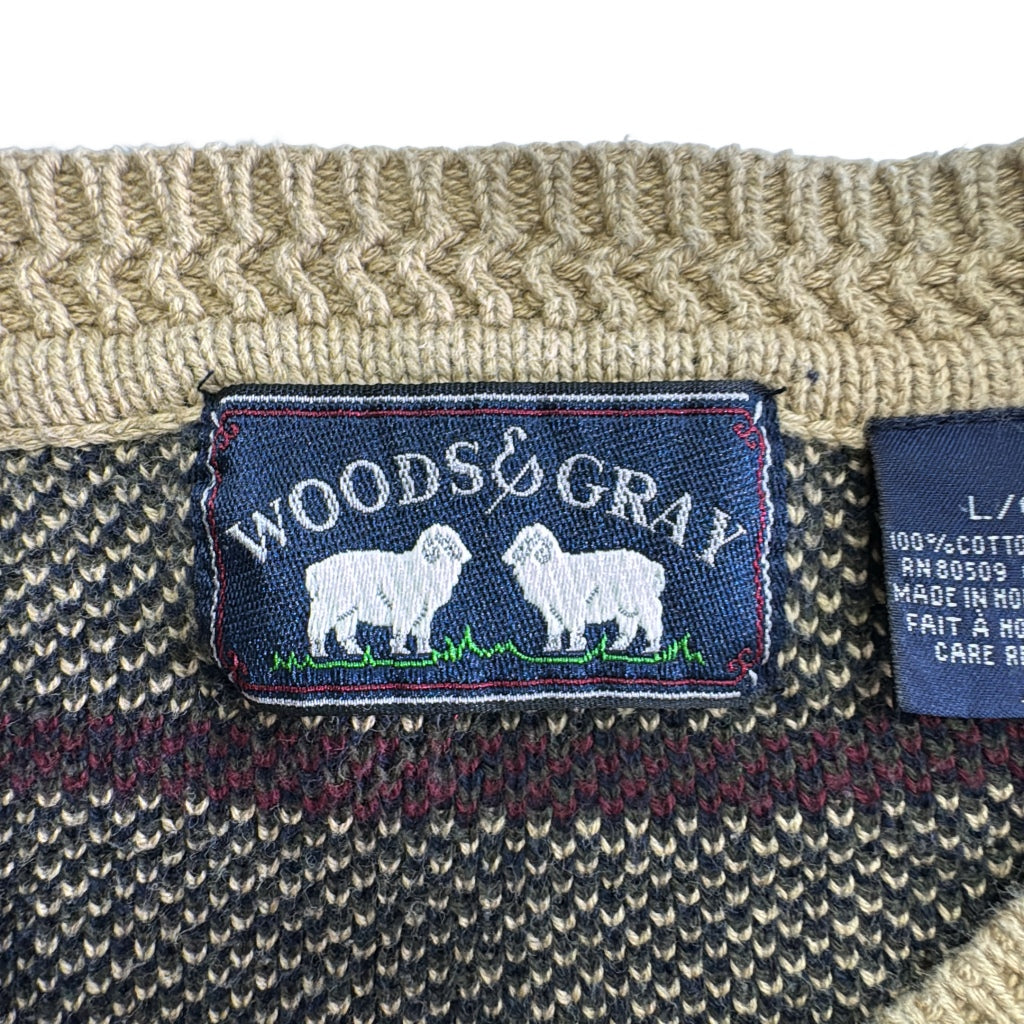 90s WOODS&GRAY Crewneck Sweater