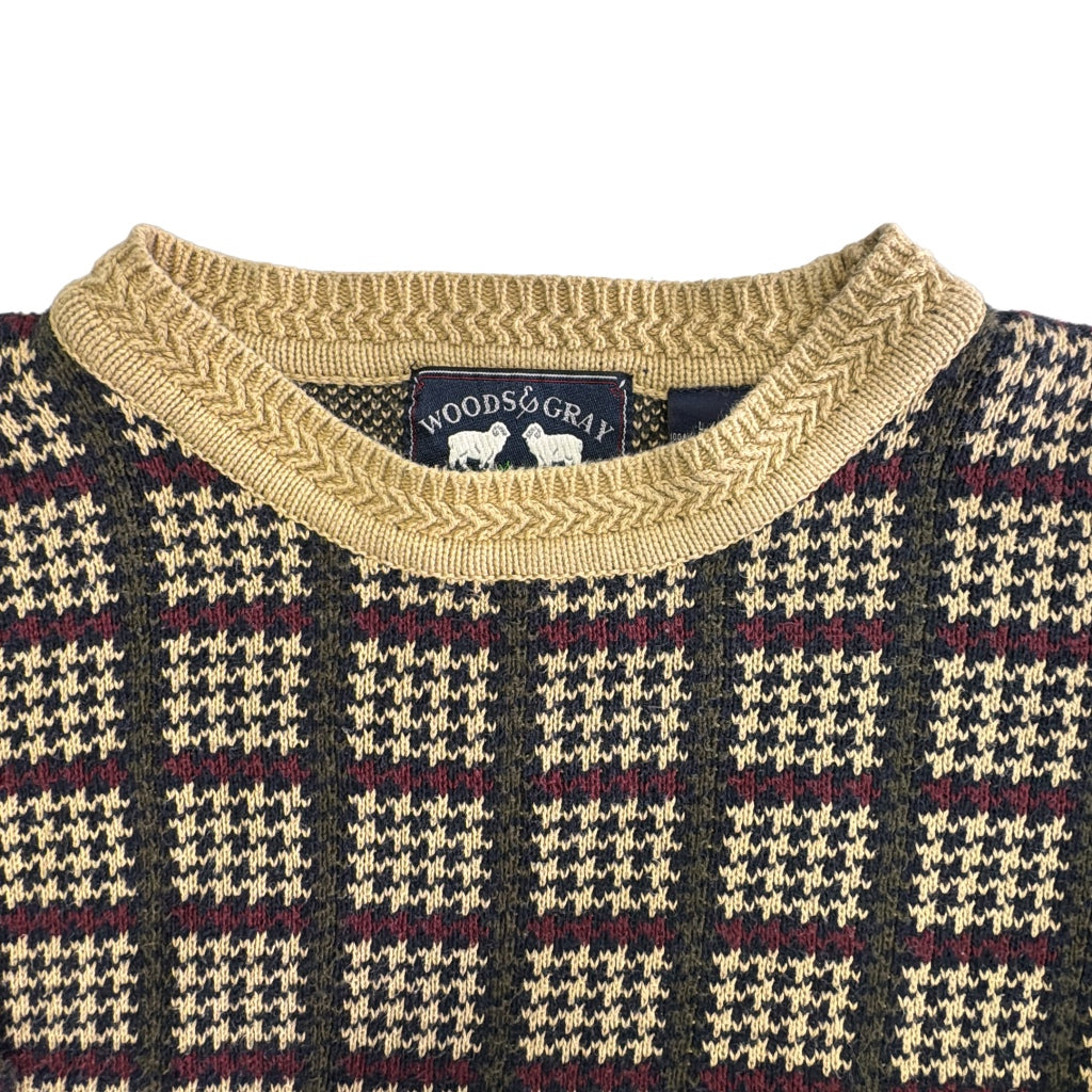 90s WOODS&GRAY Crewneck Sweater