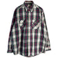90s FIVE BROTHER Flannel Shirt