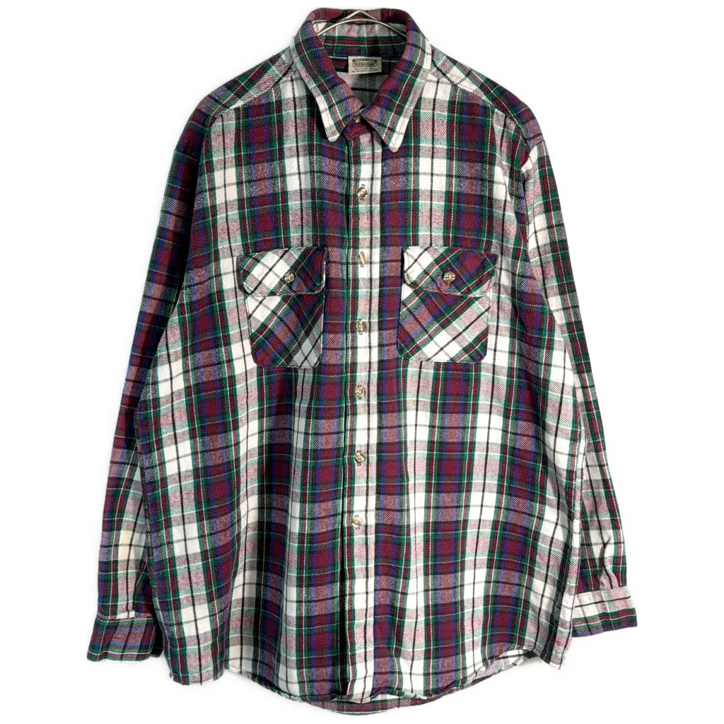 90s FIVE BROTHER Flannel Shirt