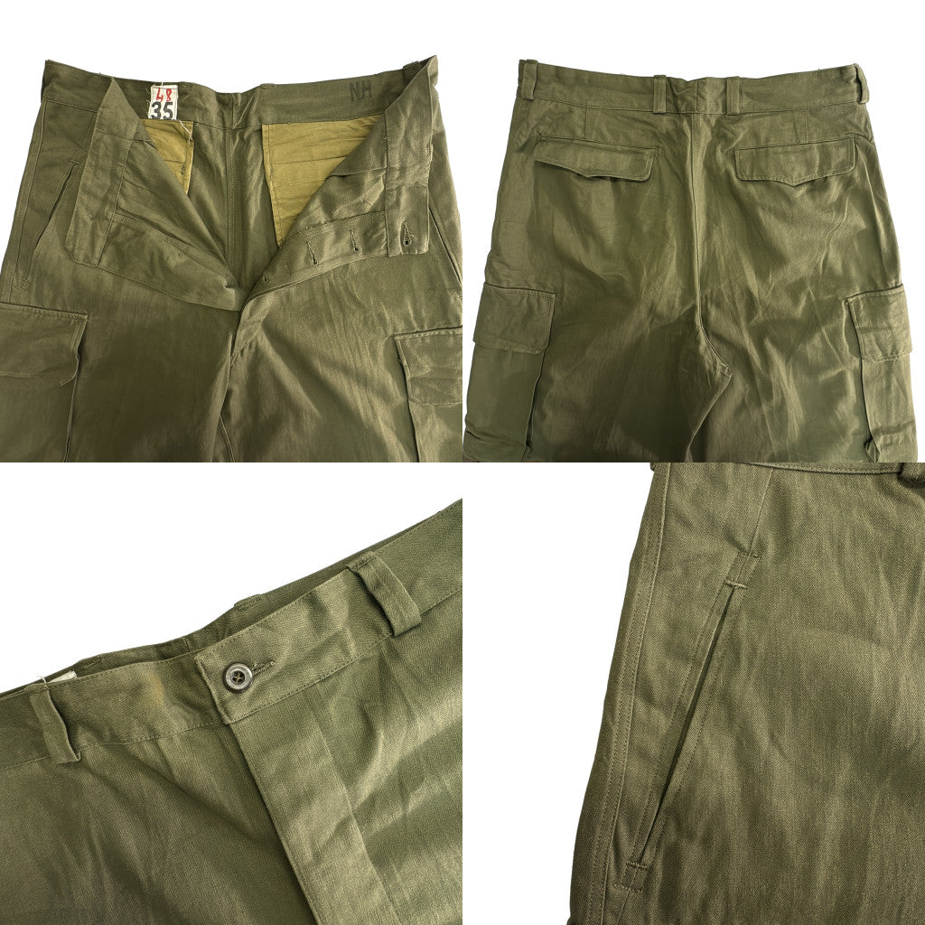 60s Euro Military M-47 Field Cargo Trousers Military Pants
