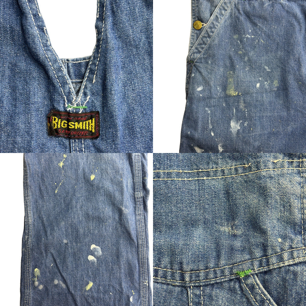 50s BIG SMITH Denim Bib Overall Denim Overall