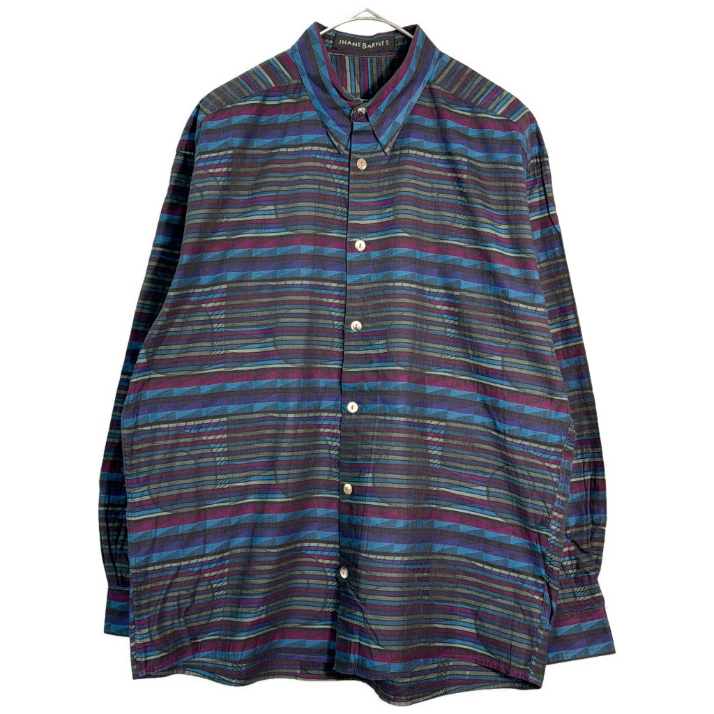 90s JHANE BARNES Patterned Shirt
