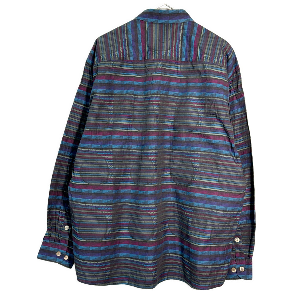 90s JHANE BARNES Patterned Shirt