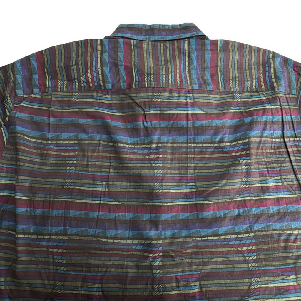 90s JHANE BARNES Patterned Shirt
