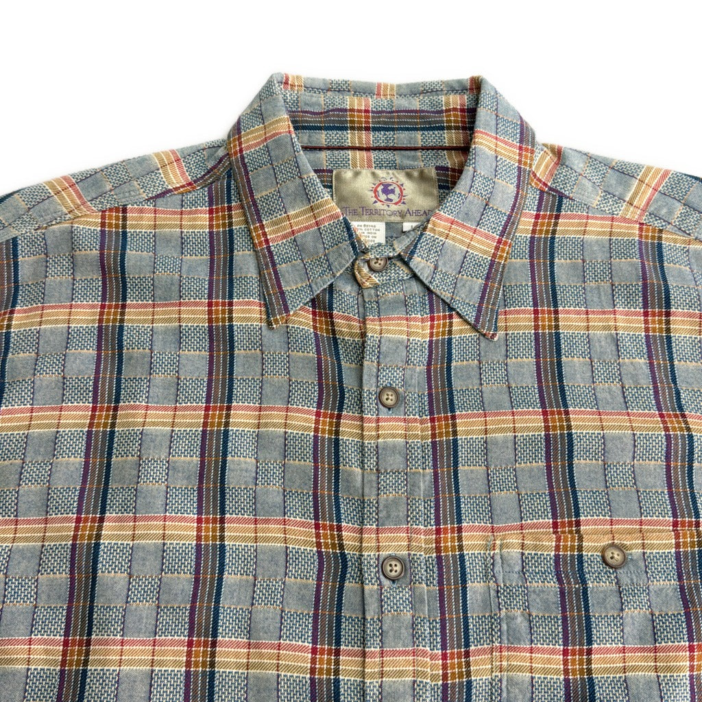 90s THE TERRITORY AHEAD Check Shirt
