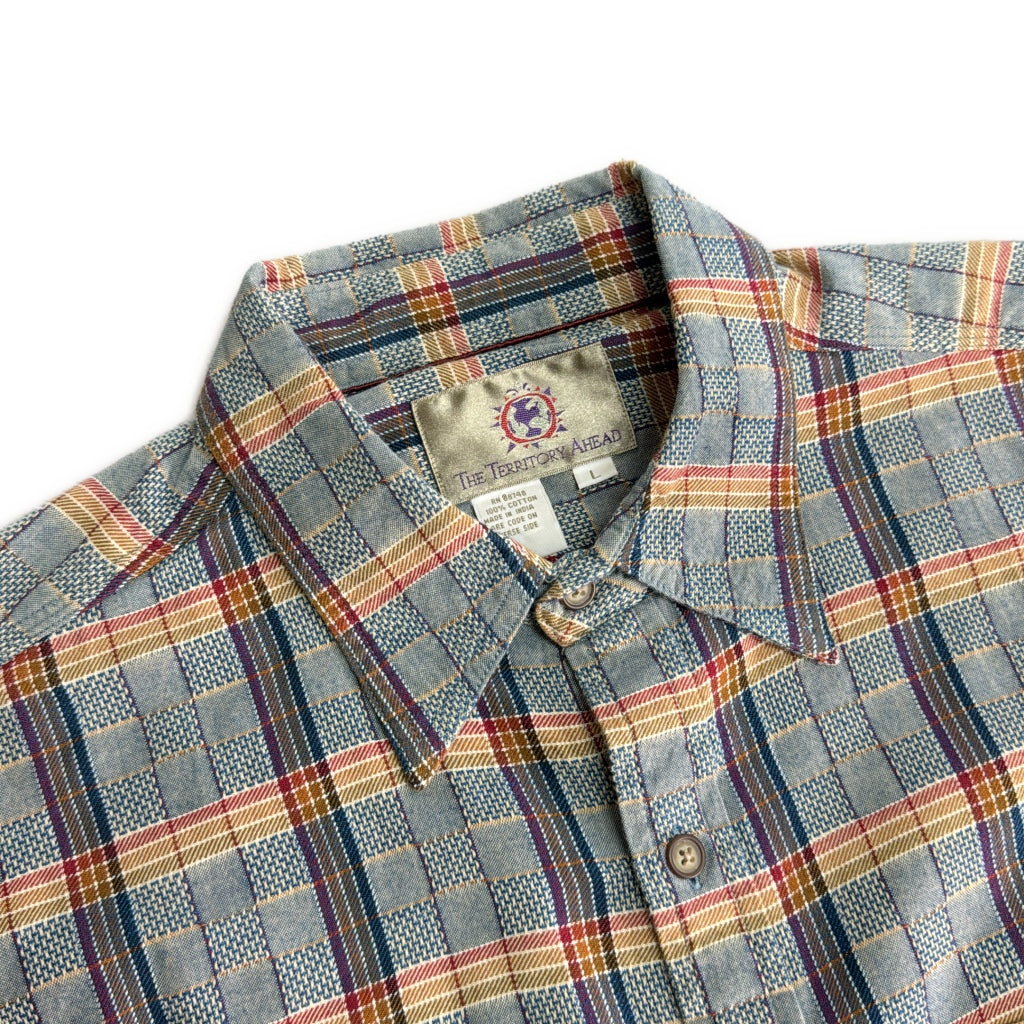 90s THE TERRITORY AHEAD Check Shirt