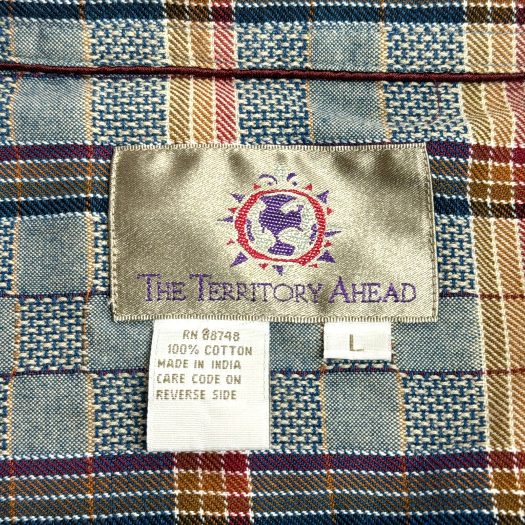 90s THE TERRITORY AHEAD Check Shirt