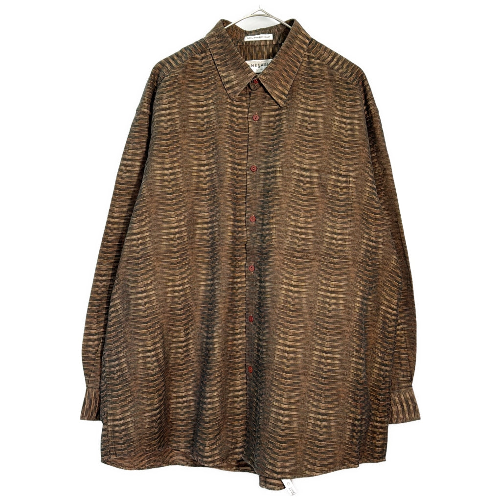 90s JHANE BARNES Patterned Shirt
