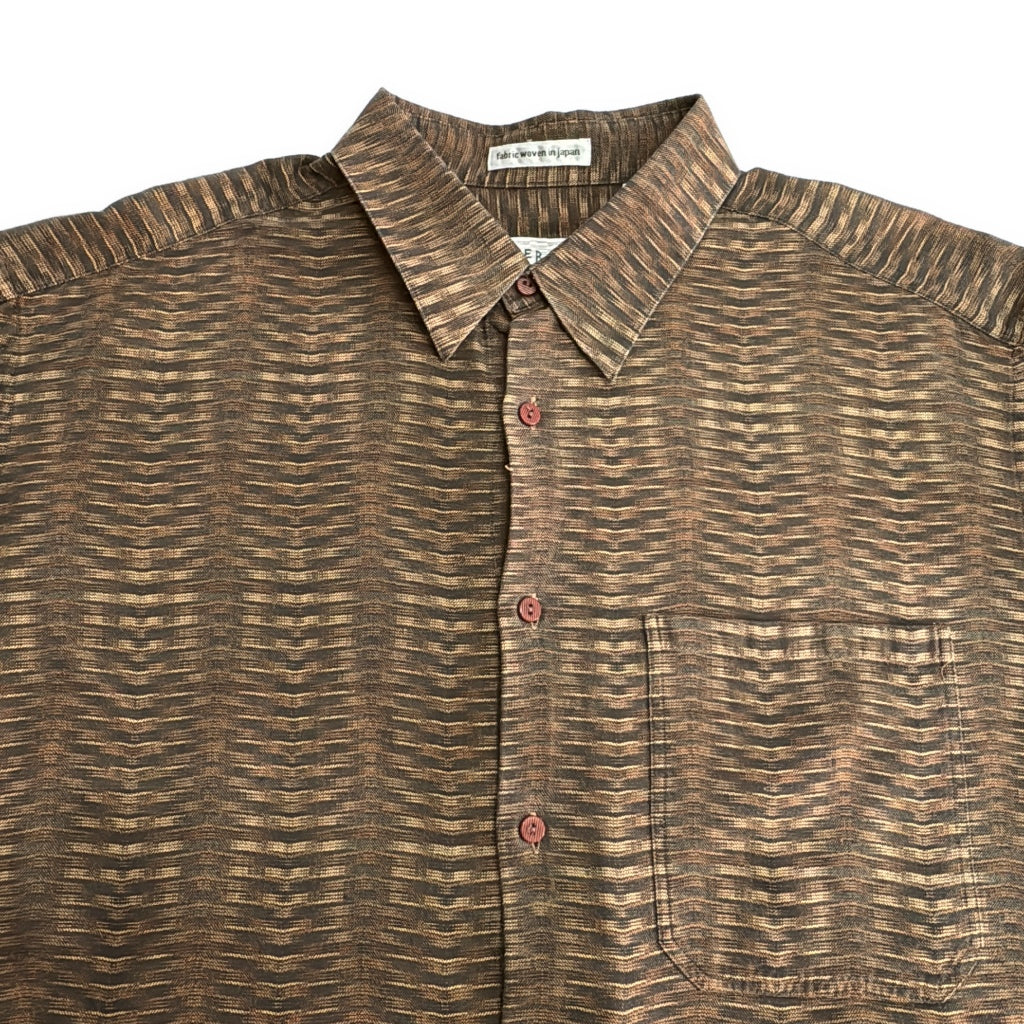 90s JHANE BARNES Patterned Shirt