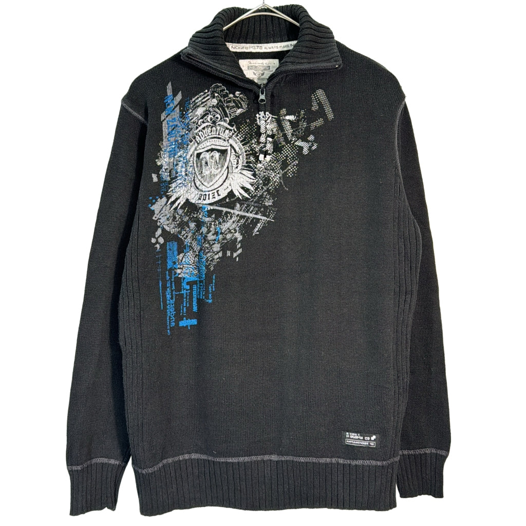 NOIZE Half Zip Sweater