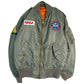 90s WATKINS DESIGN CENTER MA-1 Flight Jacket Military Jacket