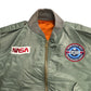 90s WATKINS DESIGN CENTER MA-1 Flight Jacket Military Jacket