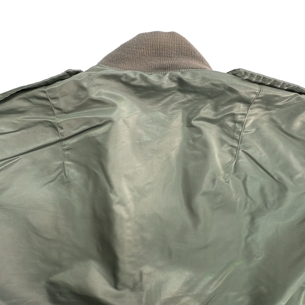 90s WATKINS DESIGN CENTER MA-1 Flight Jacket Military Jacket