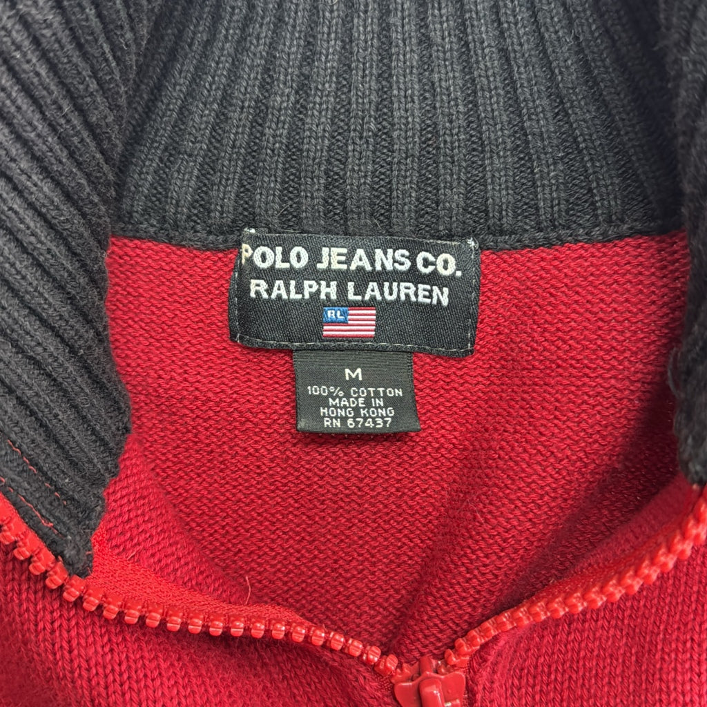 POLO JEANS Half Zip Cotton Sweater Half Zip Sweater