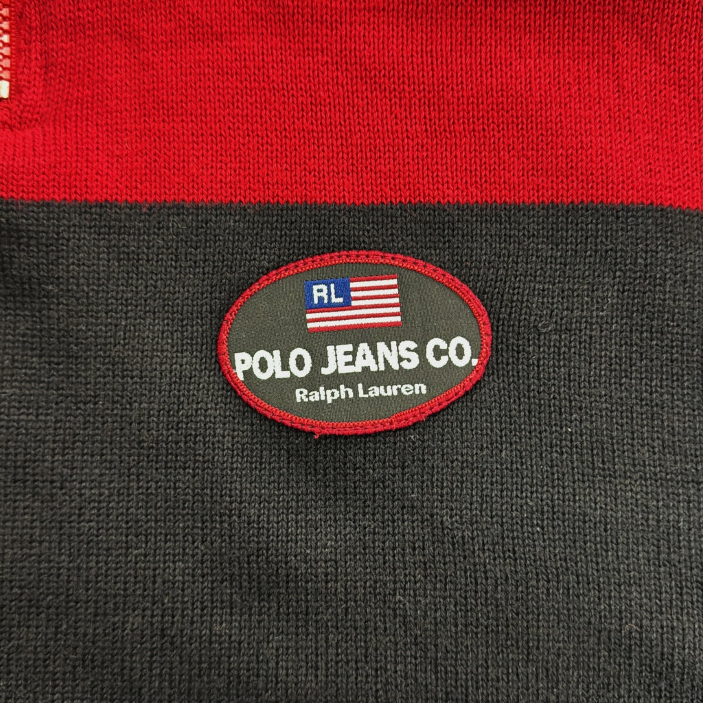 POLO JEANS Half Zip Cotton Sweater Half Zip Sweater