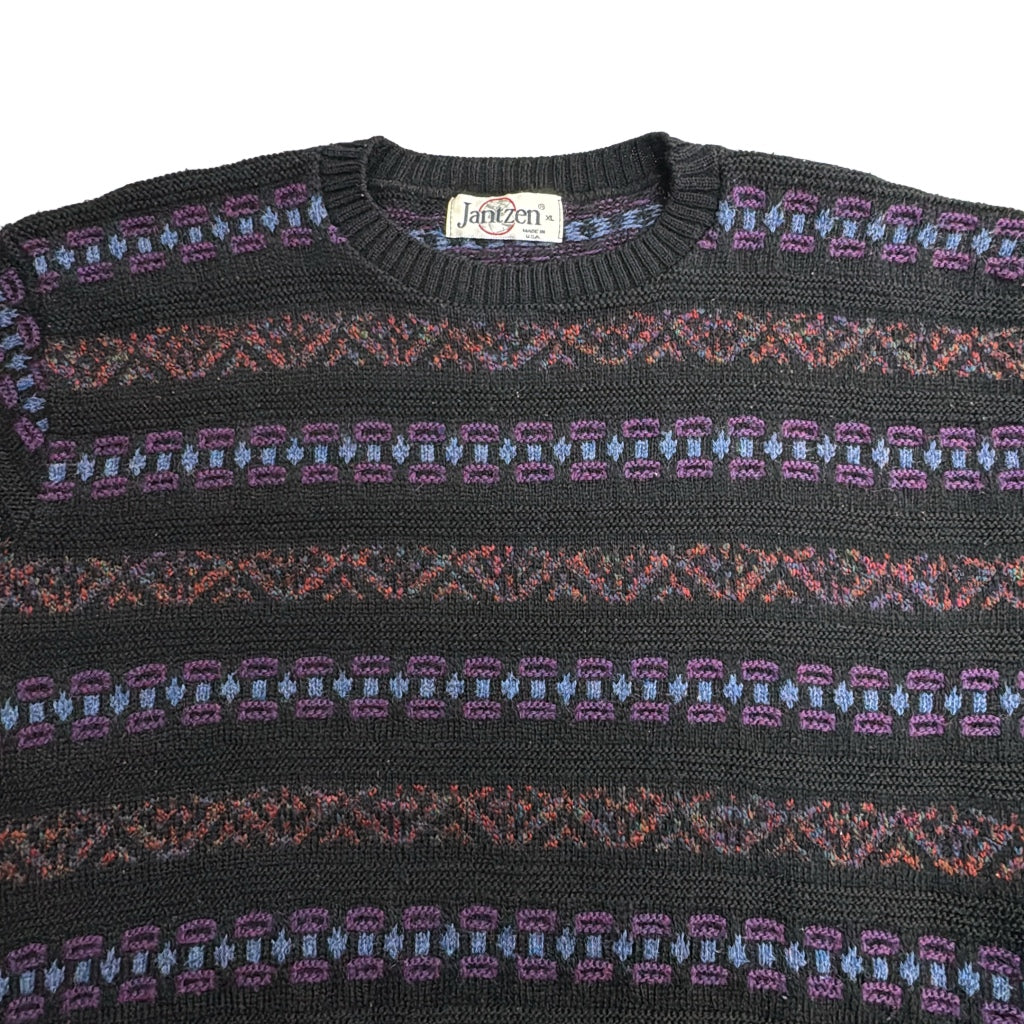 80s Jantzen 3D Knit Sweater