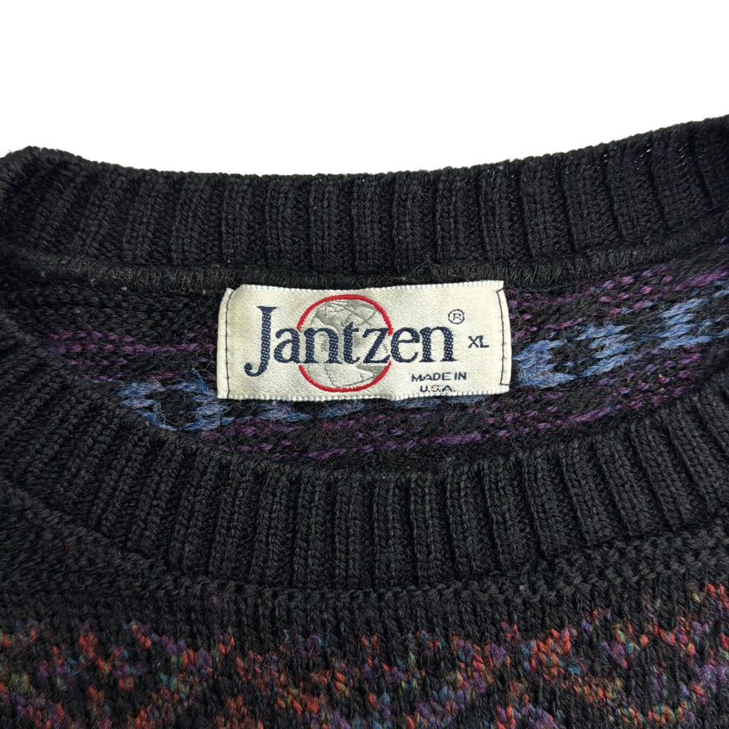 80s Jantzen 3D Knit Sweater