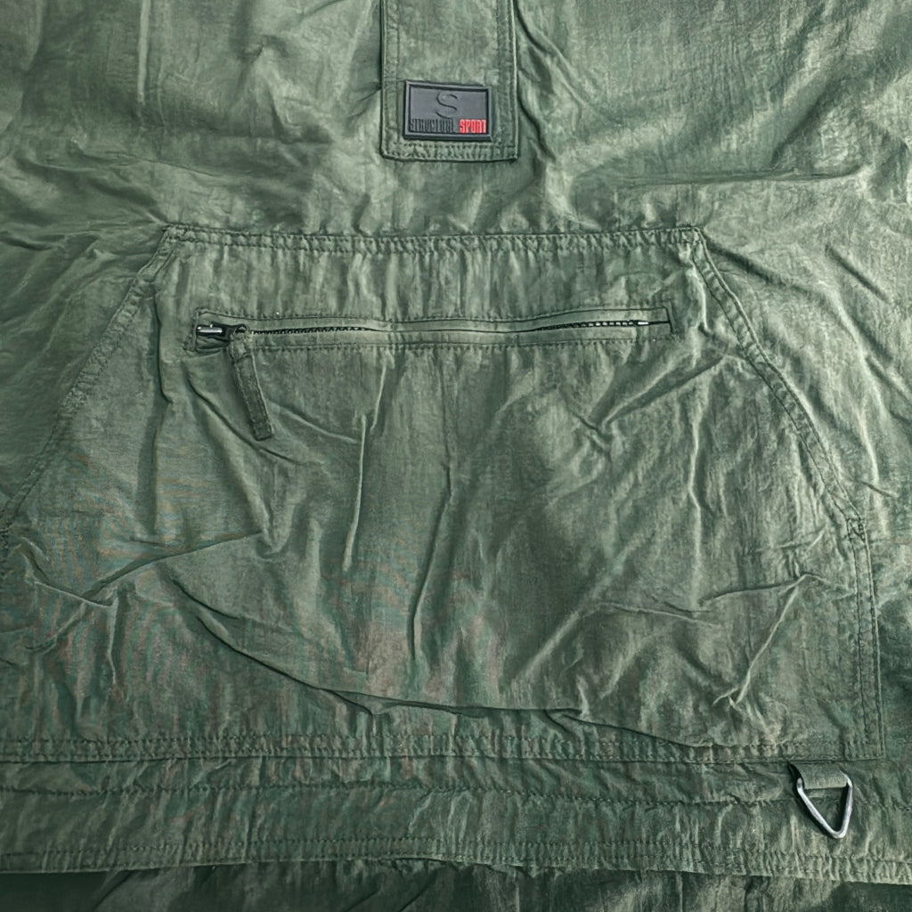 90s STRUCTURE Anorak Parka Fleece Jacket