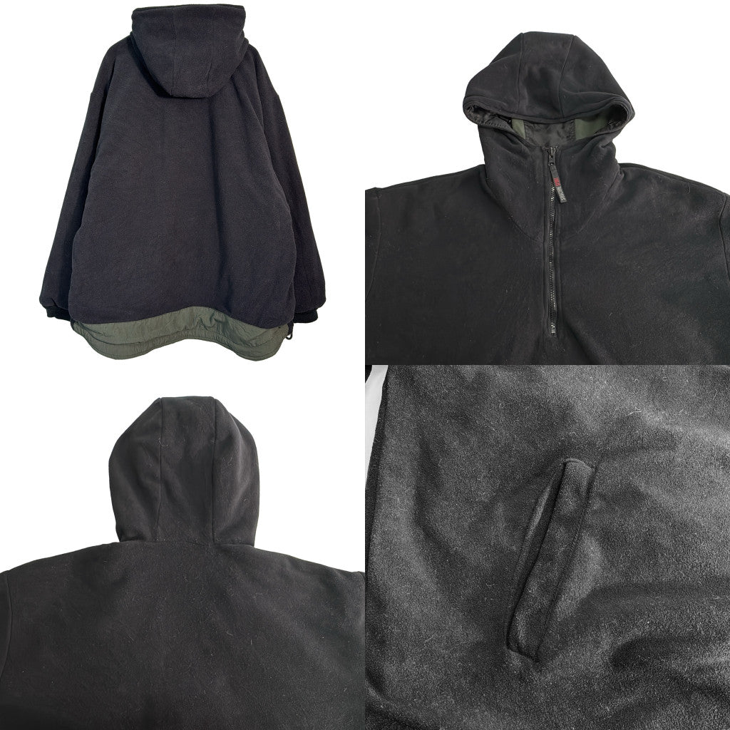 90s STRUCTURE Anorak Parka Fleece Jacket