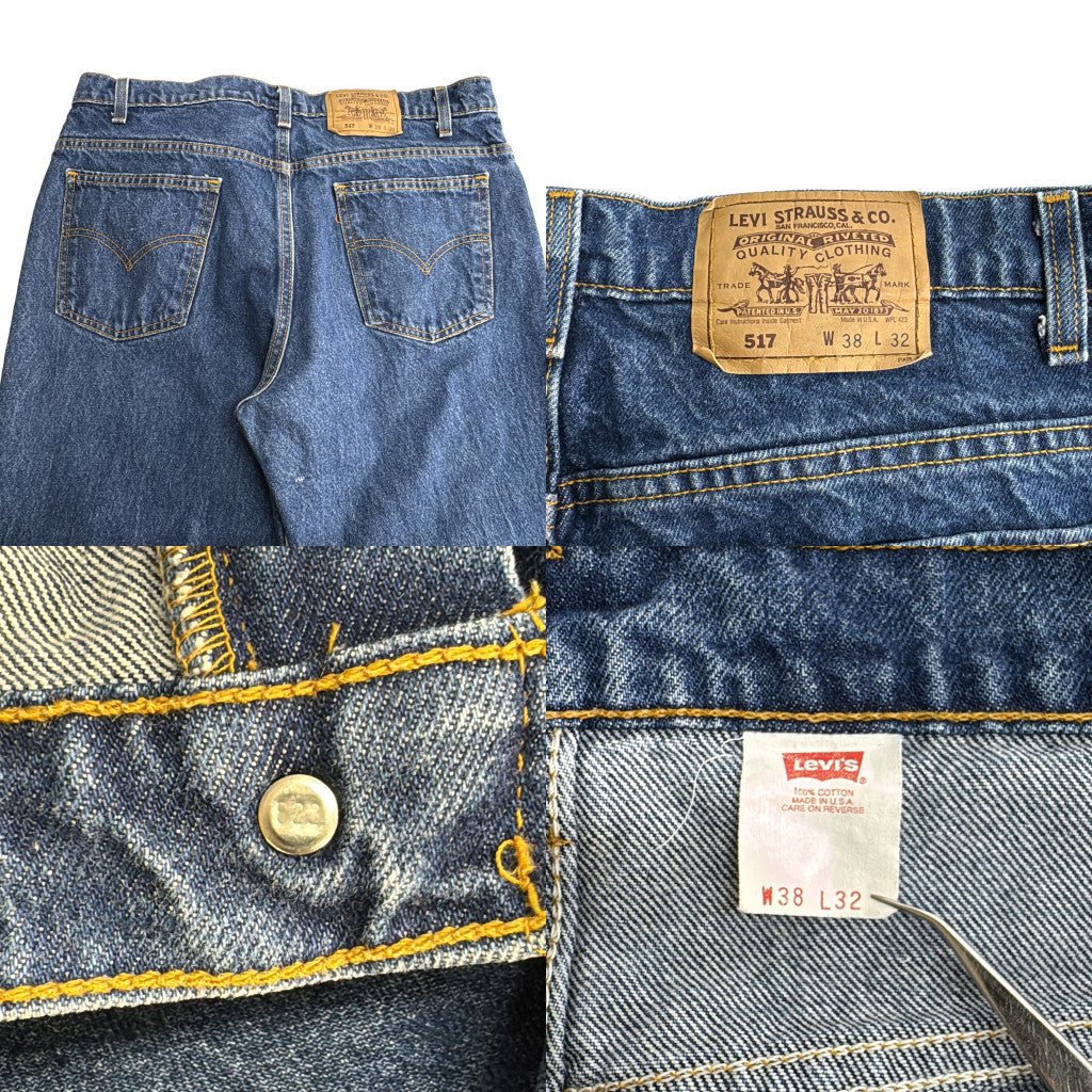 80s Levi's 517 Denim Pants