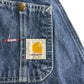 Carhartt Denim Bib Overall Denim Overall