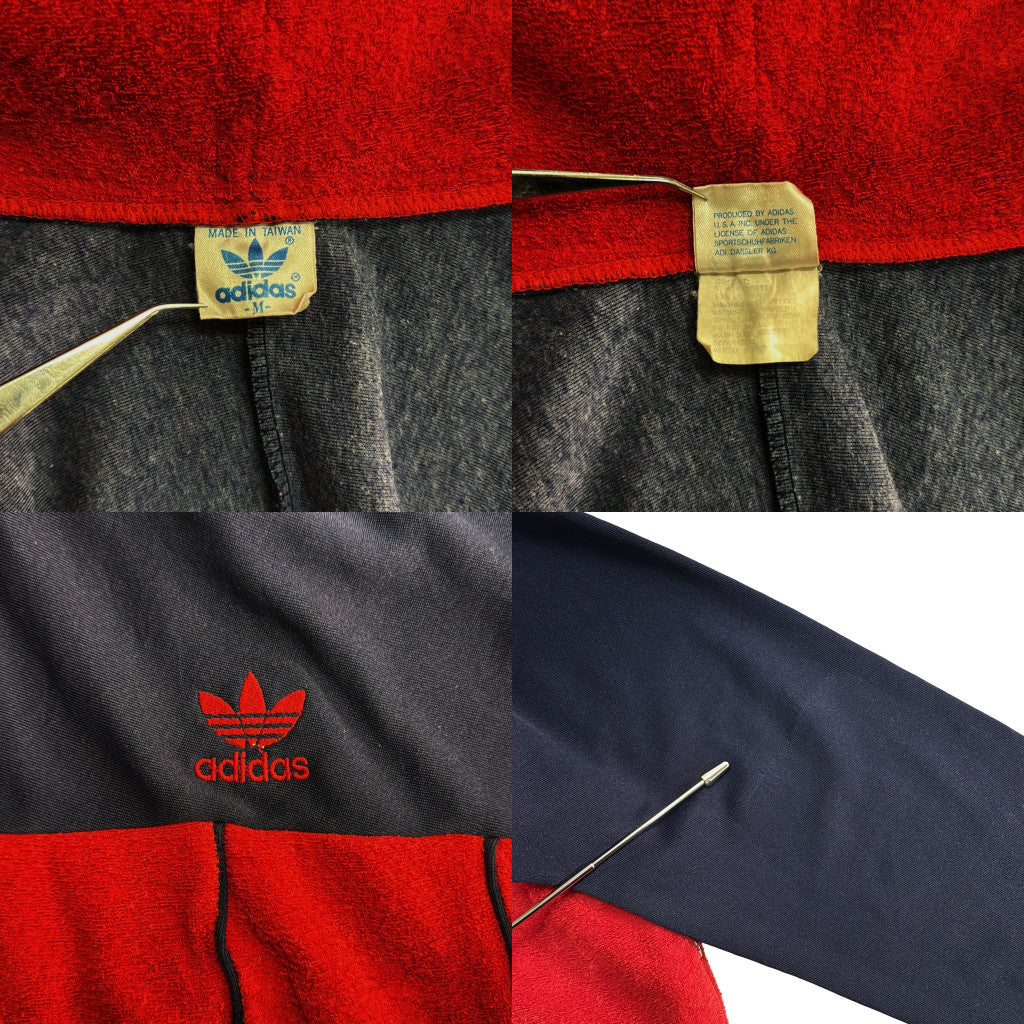 80s adidas Full Zip Hoodie