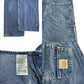 00s Carhartt Denim Bib Overall Denim Overall