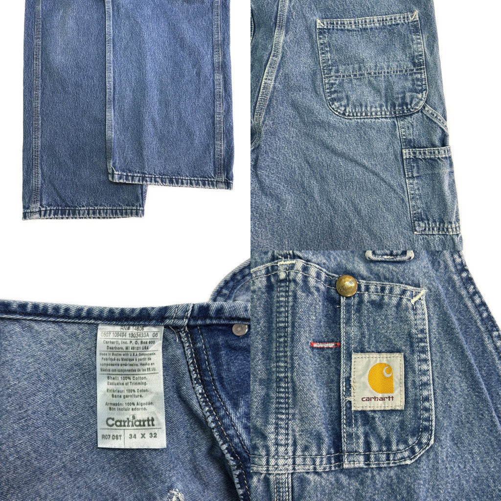 00s Carhartt Denim Bib Overall Denim Overall