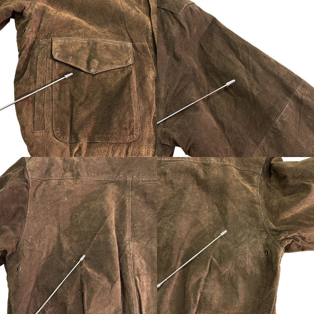 90s JLC A-2 Flight Jacket Leather Jacket