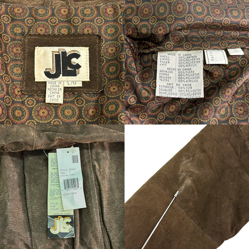 90s JLC A-2 Flight Jacket Leather Jacket