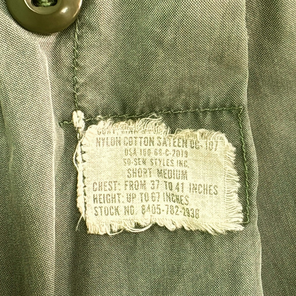 60s U.S. ARMY M-65 Field Jacket 2nd Gray Liner Military Jacket