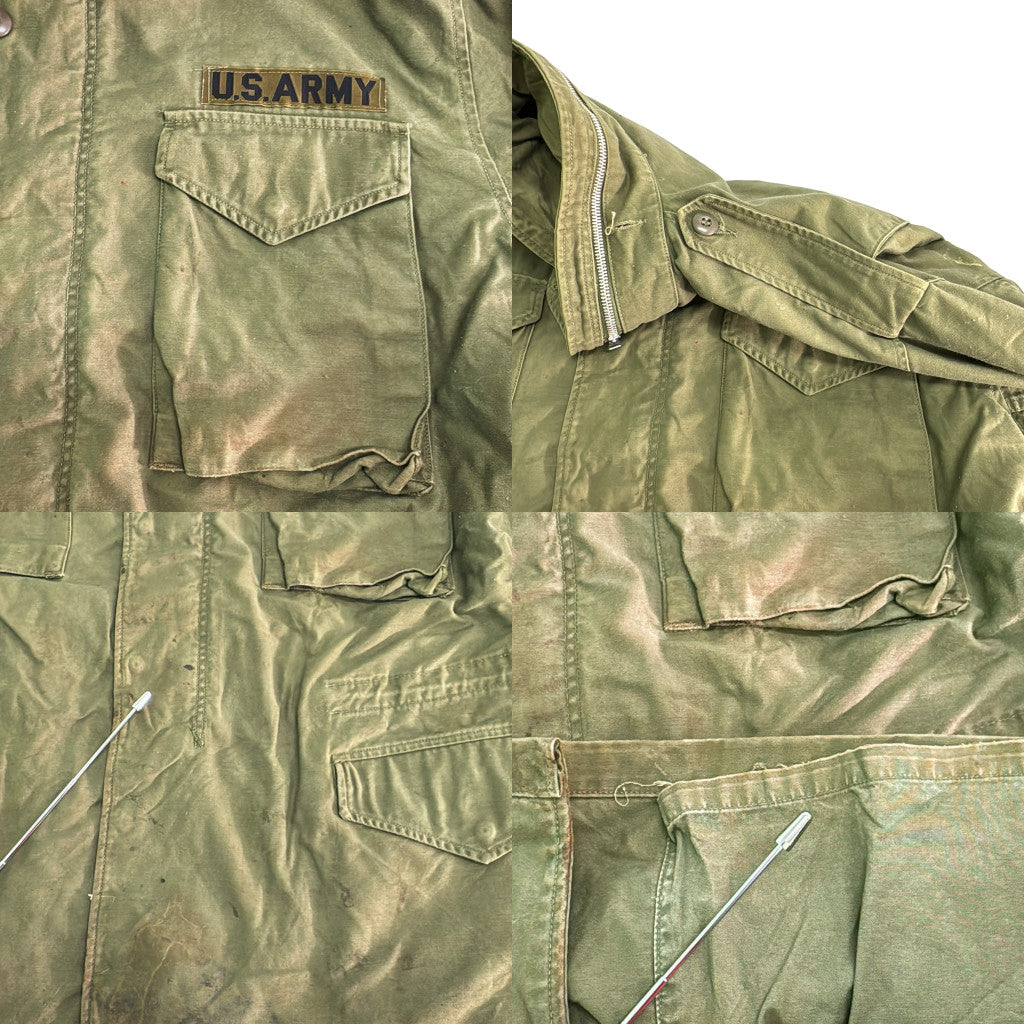 60s U.S. ARMY M-65 Field Jacket 2nd Military Jacket