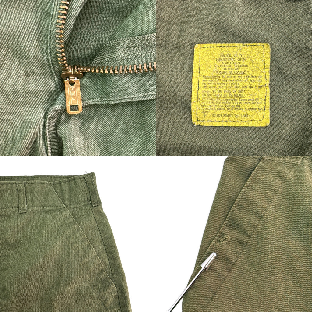 80s U.S. ARMY Baker Trousers Military Pants