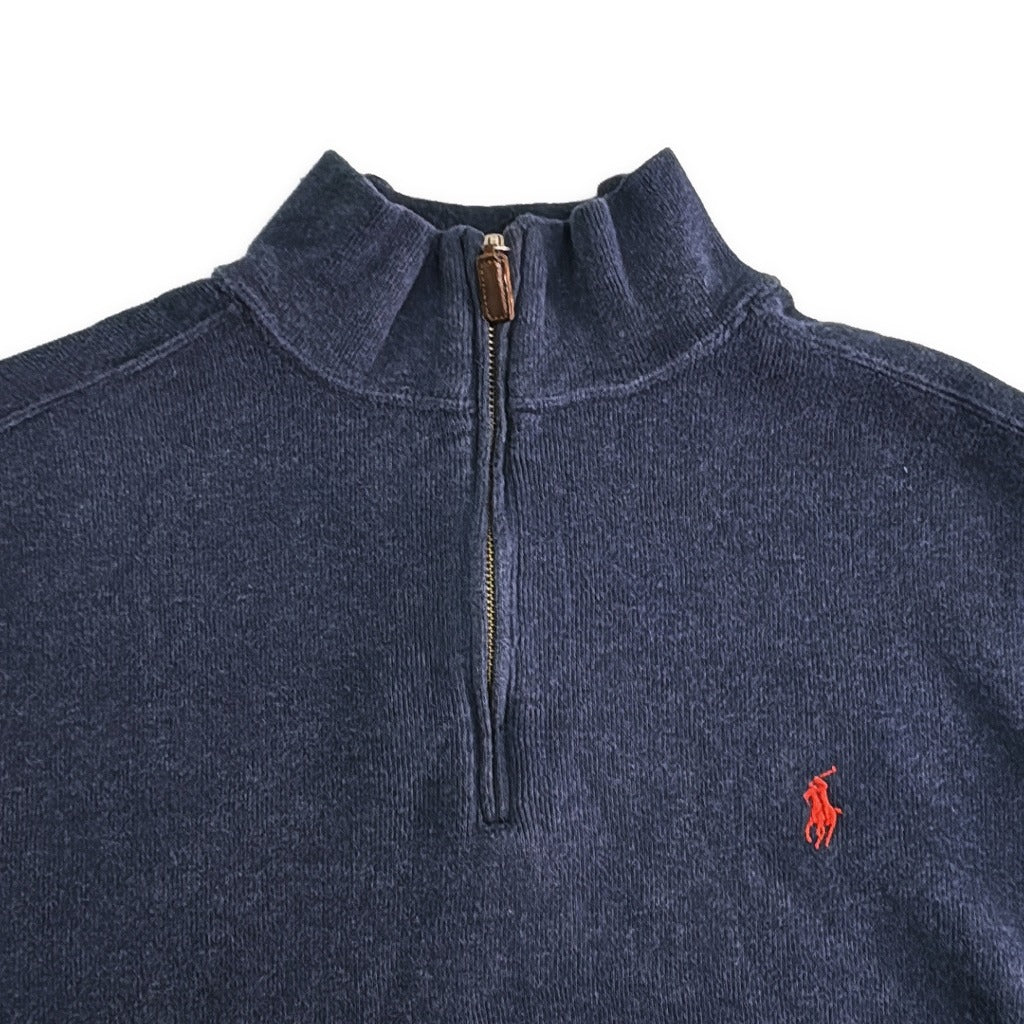 Polo by Ralph Lauren Half Zip Cotton Sweater Half Zip Sweater