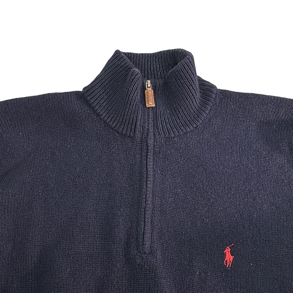 Polo by Ralph Lauren Half Zip Cotton Sweater Half Zip Sweater