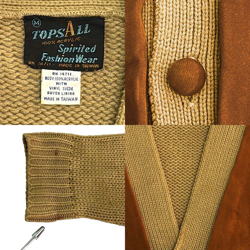 80s TOPSALL Plain Cardigan