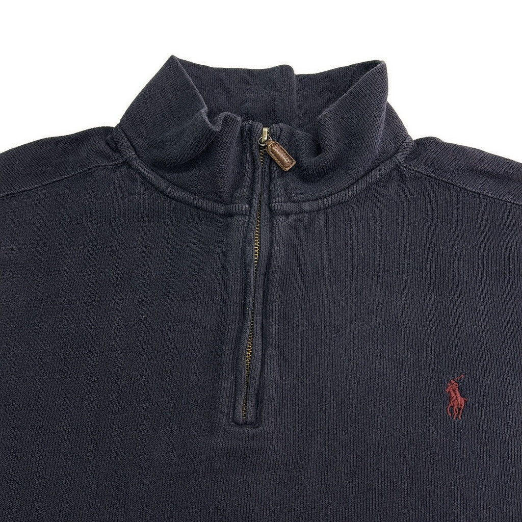 Polo by Ralph Lauren Half Zip Cotton Sweater Half Zip Sweater