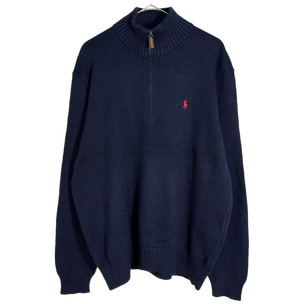 Polo by Ralph Lauren Half Zip Cotton Sweater Half Zip Sweater