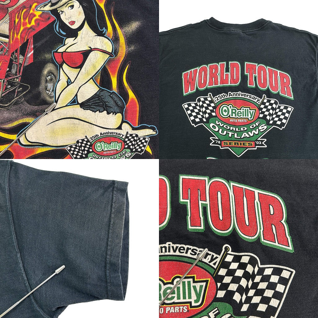 00s FRUIT OF THE LOOM Motorcycle T-Shirt