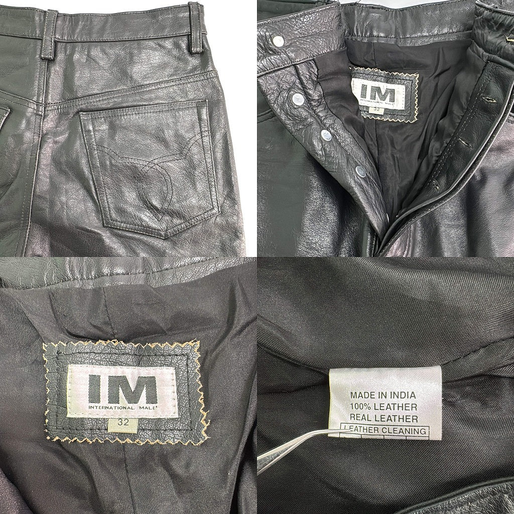 INTERNATIONAL MALE Leather Pants