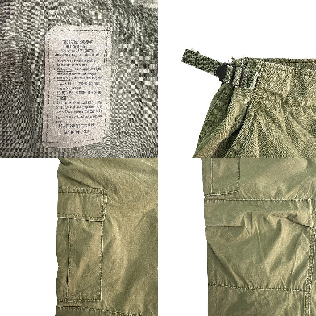 80s GOLDEN MFG Combat Trousers Military Pants