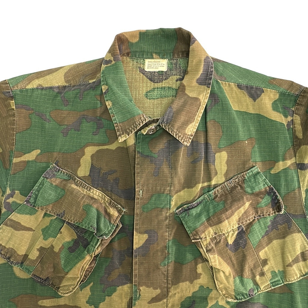 60s U.S. ARMY Jungle Fatigue Jacket Military Jacket