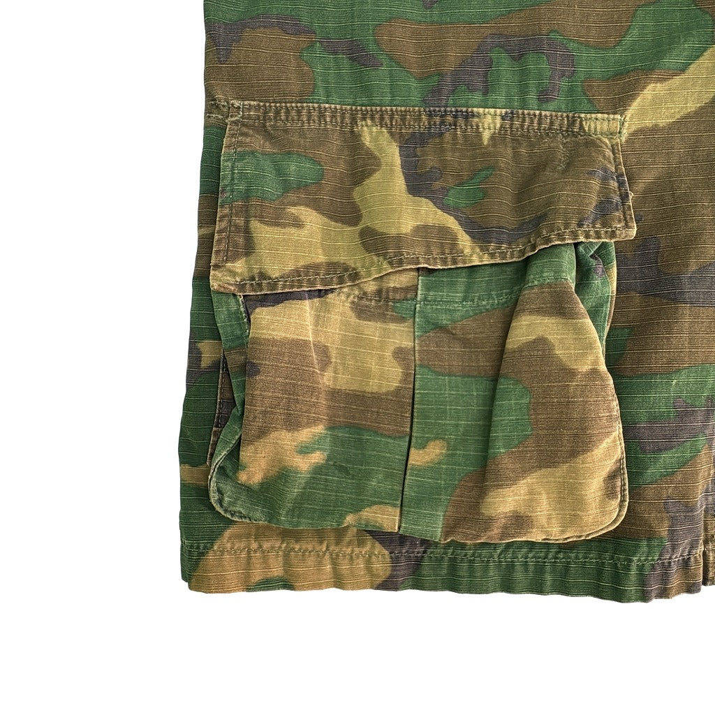 60s U.S. ARMY Jungle Fatigue Jacket Military Jacket
