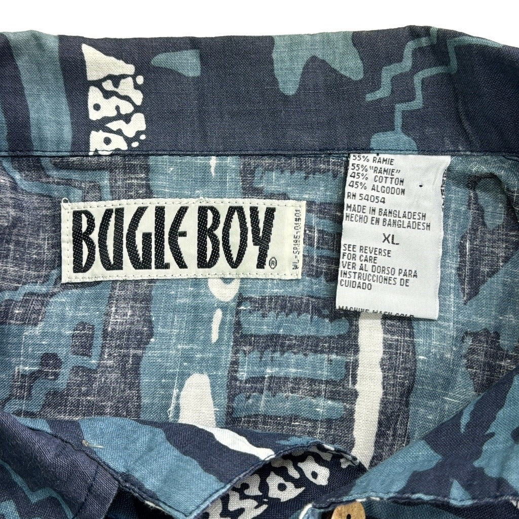 90s BUGLE BOY Aloha Shirt